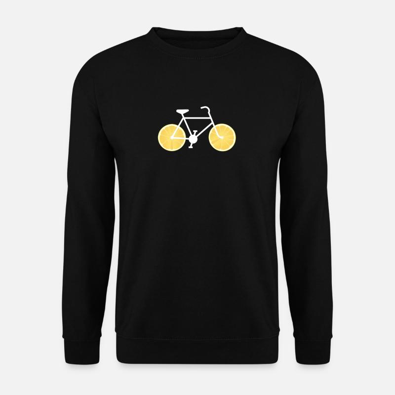 Lemon bicycle lemon bicycle tire gift - Unisex Sweatshirt - black