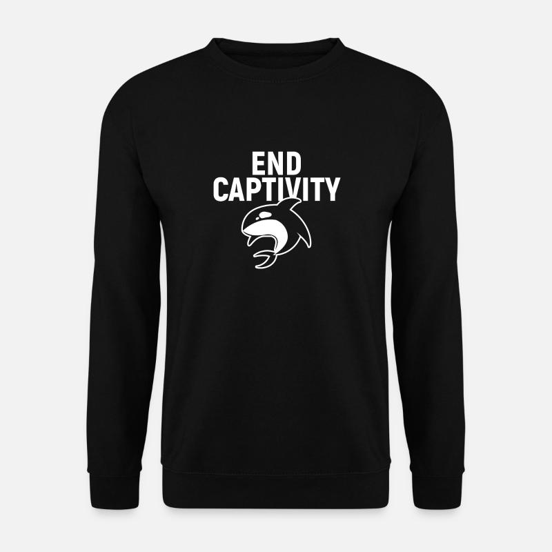 End Captivity - Unisex Pullover - Schwarz