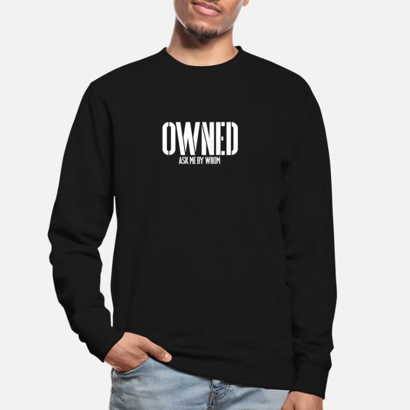 OWNED BDSM SLAVE Sub Devotion Bondage Sweat-shirt Unisexe