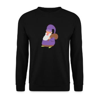 Gnom cadeau sack nain lutins fantaisie fantaisie - Sweat-shirt Unisexe - noir - Devant - Alina (178cm) & Michal (187cm)