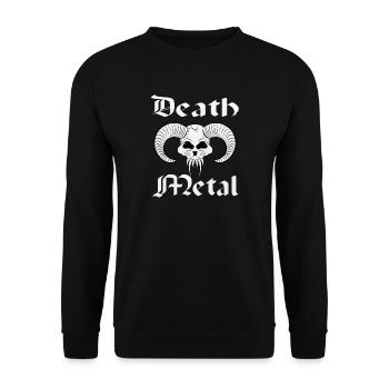 Death Metal - Sweat-shirt Unisexe - noir - Devant - Alina (178cm) & Michal (187cm)