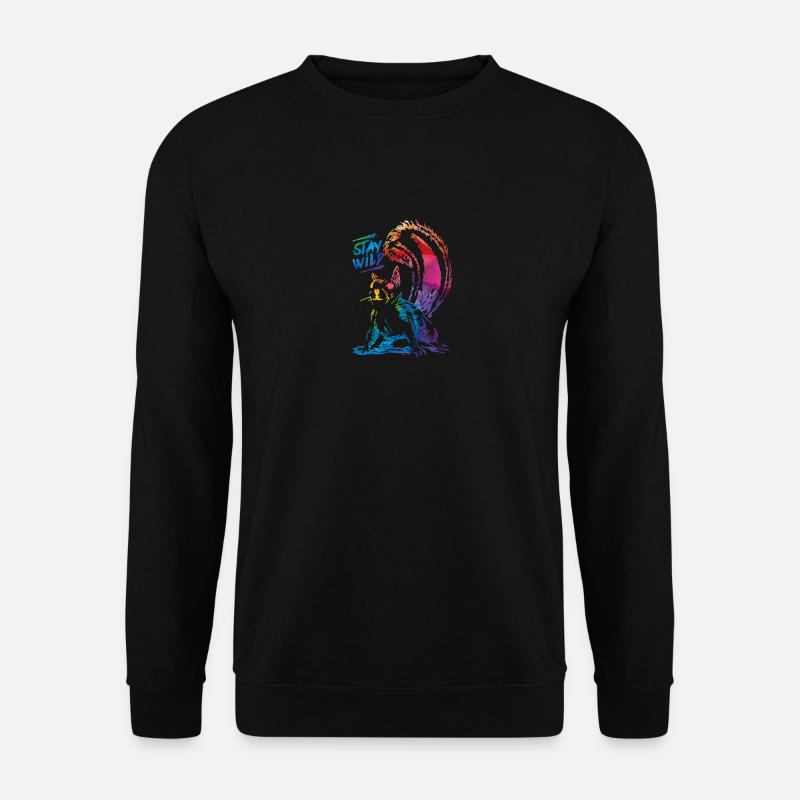 squirrel - Unisex Sweatshirt - black