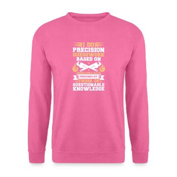 Pipefitters precision - Unisex Pullover - Pink - Vorne