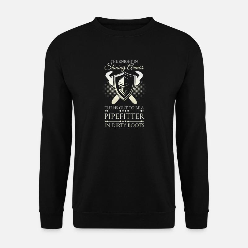 Pipefitter Knight - Unisex Pullover - Schwarz