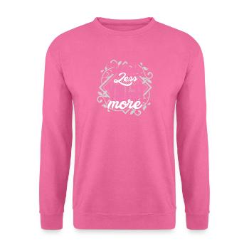 Worry-less yoga - Unisex Sweatshirt - pink - Front