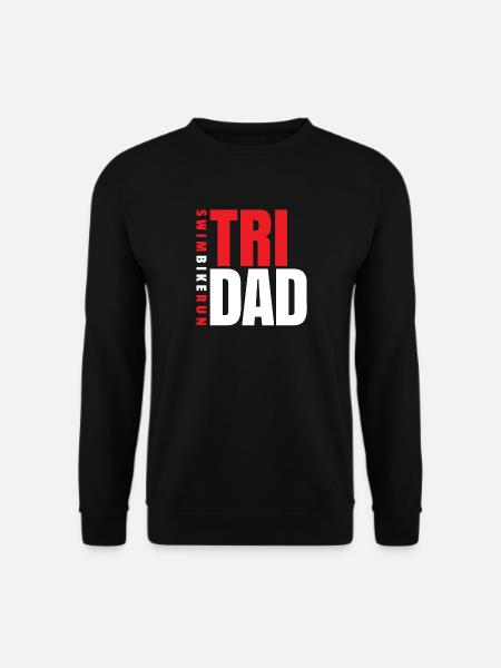 Triathlon - Schwimmen Radfahren Laufen Geschenk - Unisex Pullover - Schwarz