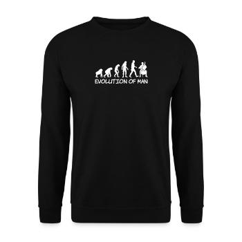 Evolution Cello Musique pour instruments de musique classique - Sweat-shirt Unisexe - noir - Devant - Alina (178cm) & Michal (187cm)