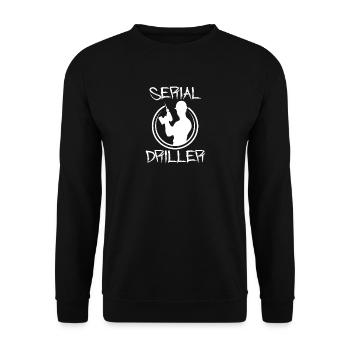 heimwerker - Unisex Pullover - Schwarz - Vorne - Alina (178cm) & Michal (187cm)