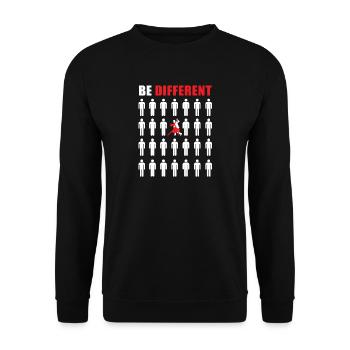 Danse Danse Danse latine Musique Danse de couple - Sweat-shirt Unisexe - noir - Devant - Alina (178cm) & Michal (187cm)