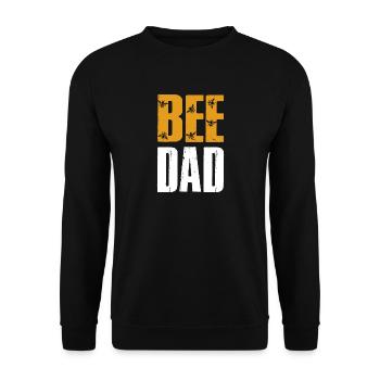 BEE DAD, apiculteur, apiculteur, abeille, miel - Sweat-shirt Unisexe - noir - Devant - Alina (178cm) & Michal (187cm)