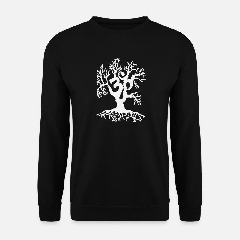 Psytrance tree - Unisex Sweatshirt - black