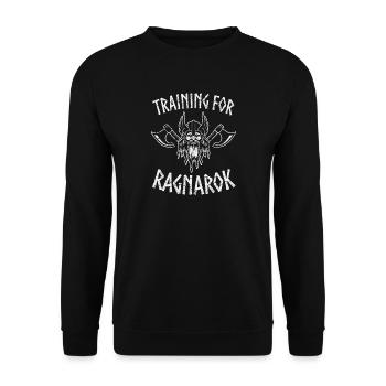 Gym gymnase de Lamérie De Formation De Fitness - Sweat-shirt Unisexe - noir - Devant - Alina (178cm) & Michal (187cm)