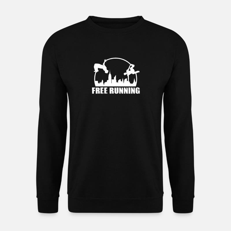 Freerunning - Unisex Pullover - Schwarz