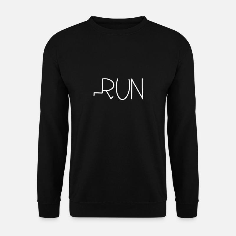 run - Unisex Sweatshirt - black