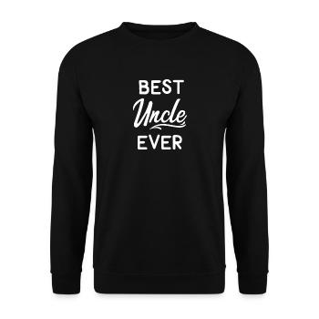 Onkel - Unisex Pullover - Schwarz - Vorne - Alina (178cm) & Michal (187cm)