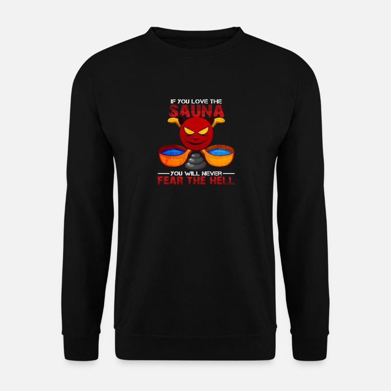 Sauna - Unisex Pullover - Schwarz