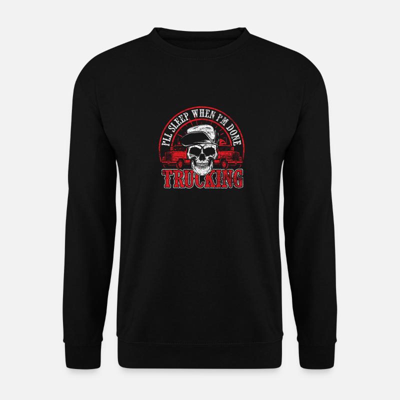 LKW Fahrer - Unisex Pullover - Schwarz