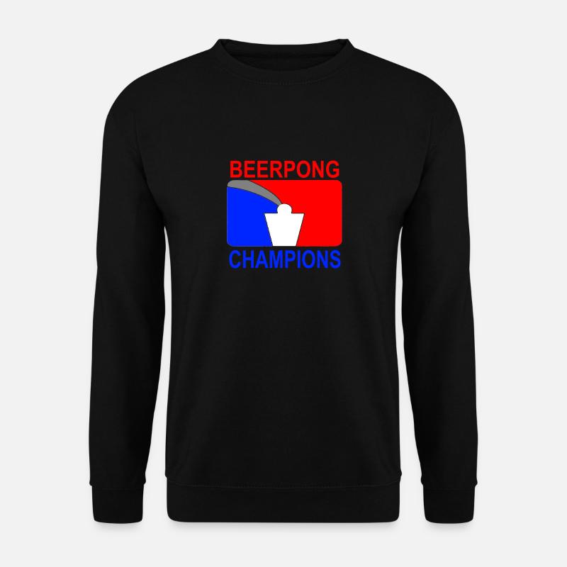 Beerpong Champions Geschenkidee - Unisex Pullover - Schwarz