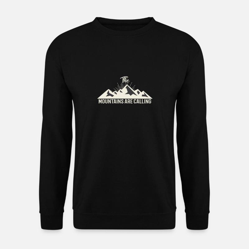 Klettern Wandern Bergsteigen - Unisex Pullover - Schwarz