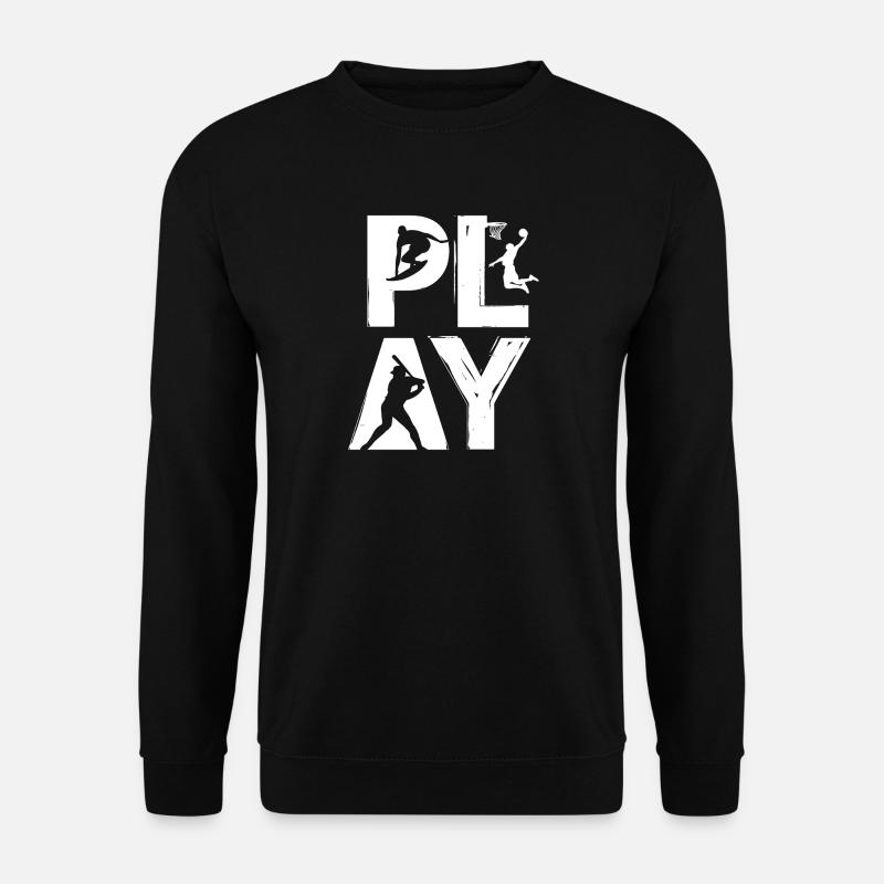 PLAY - Unisex Sweatshirt - black
