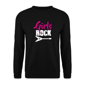 Musique rock - Sweat-shirt Unisexe - noir - Devant - Alina (178cm) & Michal (187cm)