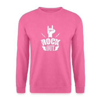 Musique rock - Sweat-shirt Unisexe - rose - Devant