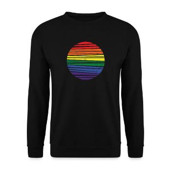 LGBT Symbol Gift Tolerance Parti des droits de l'homme - Sweat-shirt Unisexe - noir - Devant - Alina (178cm) & Michal (187cm)
