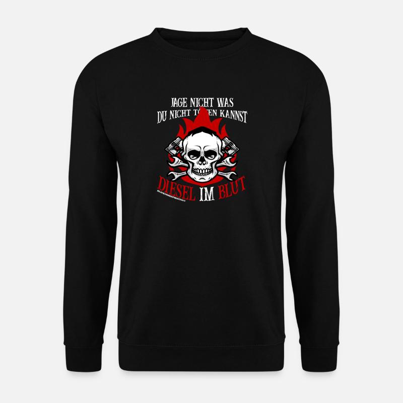 DieselPower Diesel im Blut Diesel Power Gear - Unisex Pullover - Schwarz