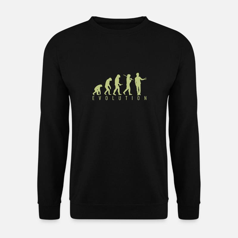 Human evolution - Unisex Sweatshirt - black