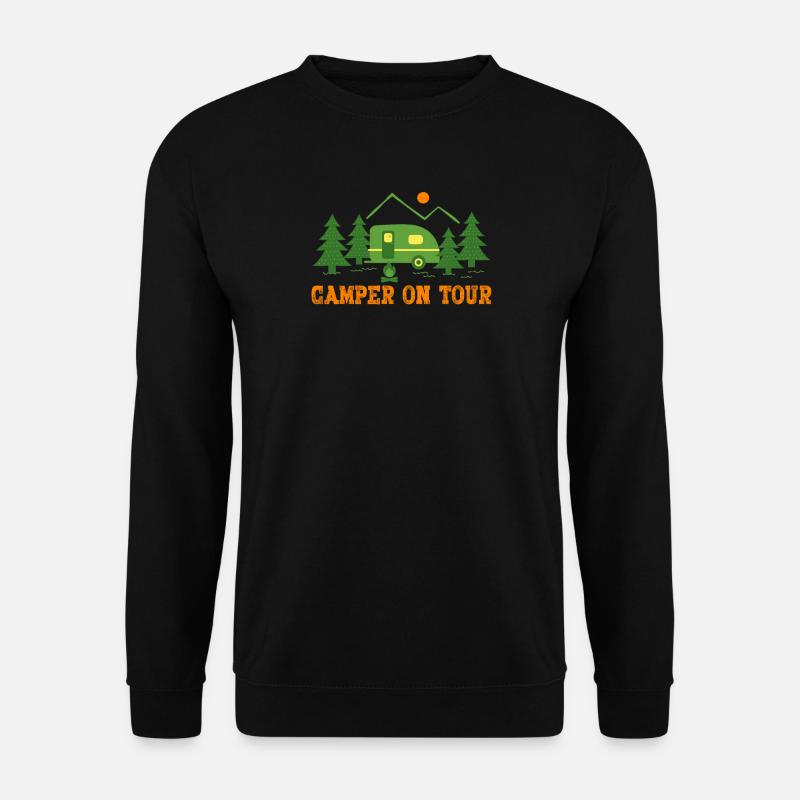 Camping Wohnwagen - Unisex Pullover - Schwarz