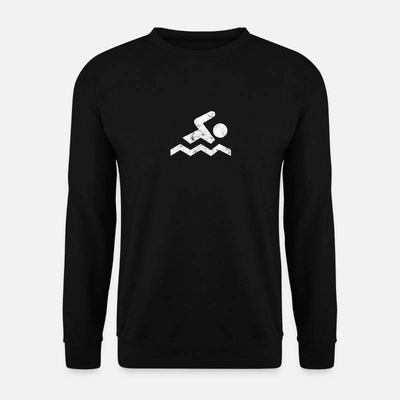 Swimmers swim - Unisex Sweatshirt - black