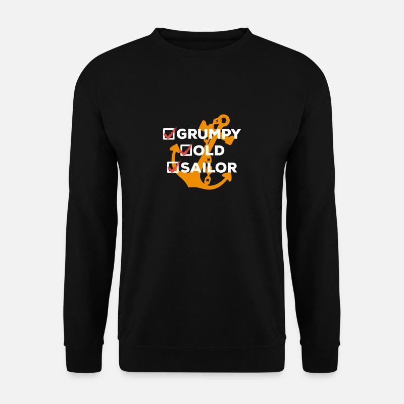 Grumpy Old Sailer - Unisex Sweatshirt - black
