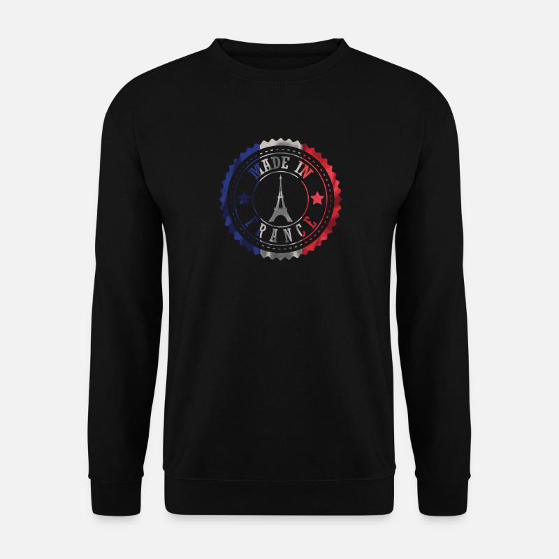 Paris Frankreich Eiffelturm Geschenk Patriot - Unisex Pullover - Schwarz