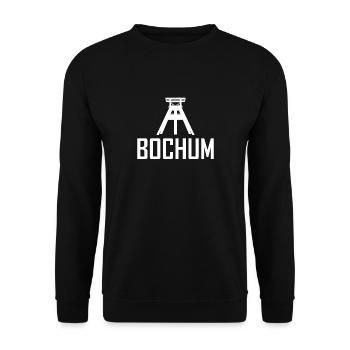 Bochum - Sweat-shirt Unisexe - noir - Devant - Alina (178cm) & Michal (187cm)