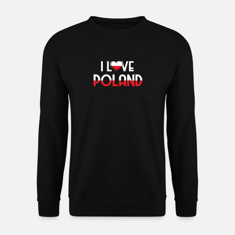 Poland - Unisex Pullover - Schwarz