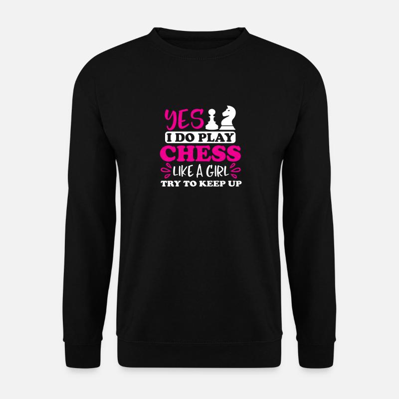 Schach - Unisex Pullover - Schwarz