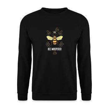 Abeille whisperer apiculteur apiculteur cadeau - Sweat-shirt Unisexe - noir - Devant - Alina (178cm) & Michal (187cm)