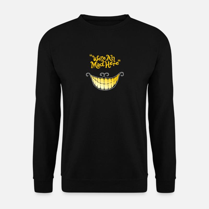 Mad Grinsekatze - Unisex Pullover - Schwarz