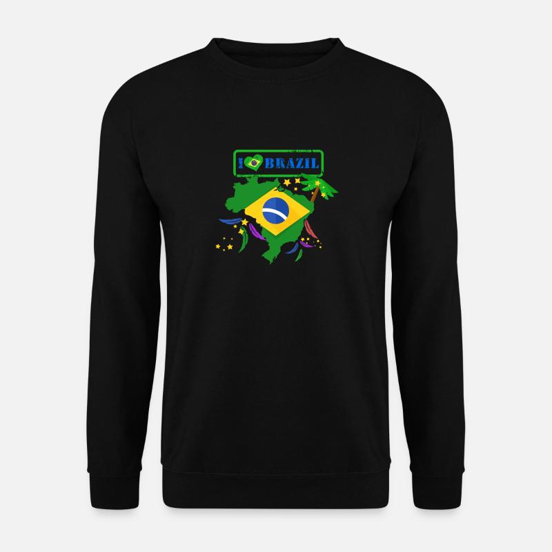 Ich liebe Brasilien Shirt - Unisex Pullover - Schwarz