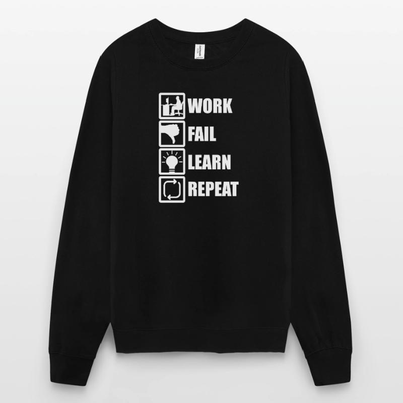 Work Fail Learn Repeat Unisex Sweatshirt