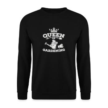 Gärtnerin - Unisex Pullover - Schwarz - Vorne - Alina (178cm) & Michal (187cm)