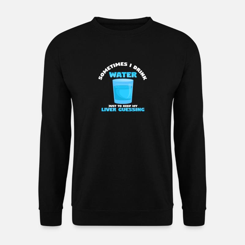 Alkohol - Unisex Pullover - Schwarz