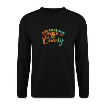 Halloween - Unisex Sweatshirt - black - Front - Alina (178cm) & Michal (187cm)