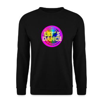 Lets Dance Men Women Kinde - Unisex Sweatshirt - black - Front - Alina (178cm) & Michal (187cm)