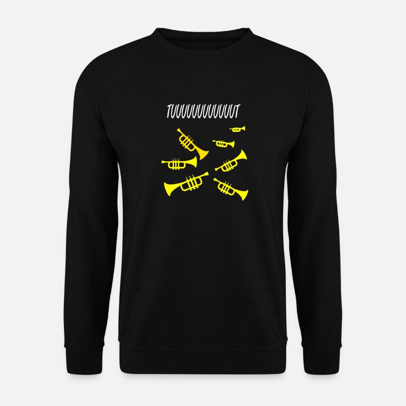 TROMPETE - Unisex Pullover - Schwarz