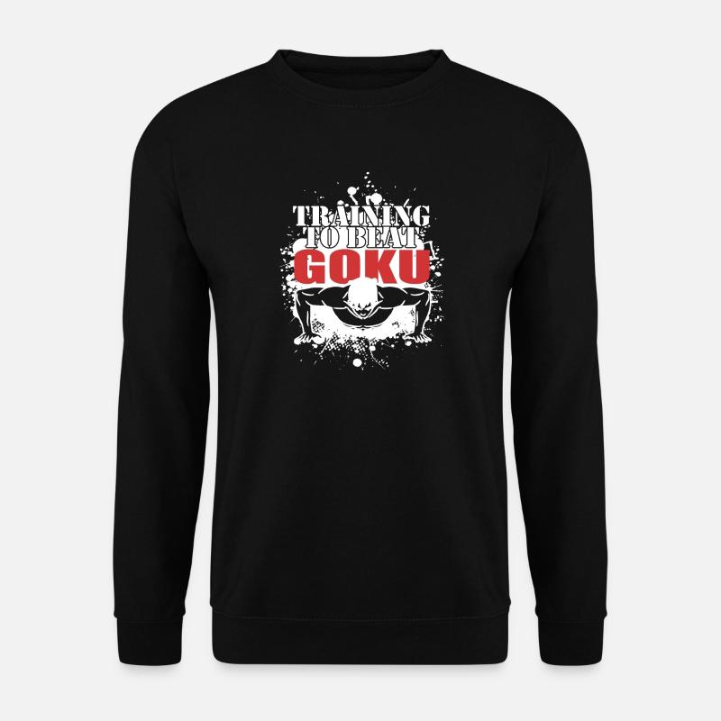 Training to beat Goku - Unisex Pullover - Schwarz