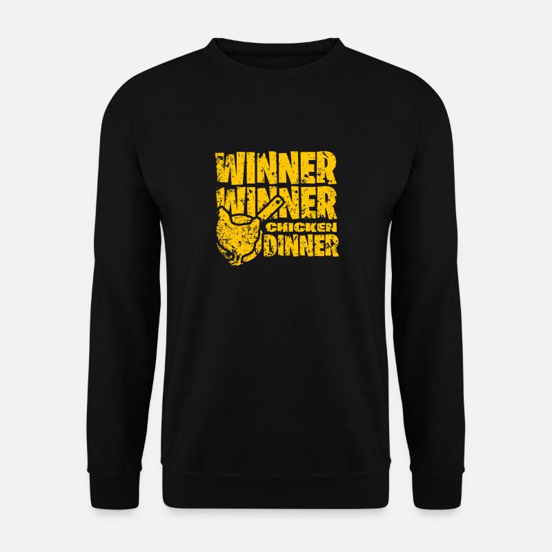 Winner winner chicken dinner PUBG - Unisex Pullover - Schwarz