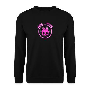 girl Power - Sweat-shirt Unisexe - noir - Devant - Alina (178cm) & Michal (187cm)