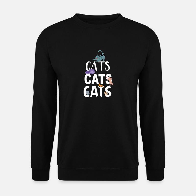 cat - Unisex Sweatshirt - black