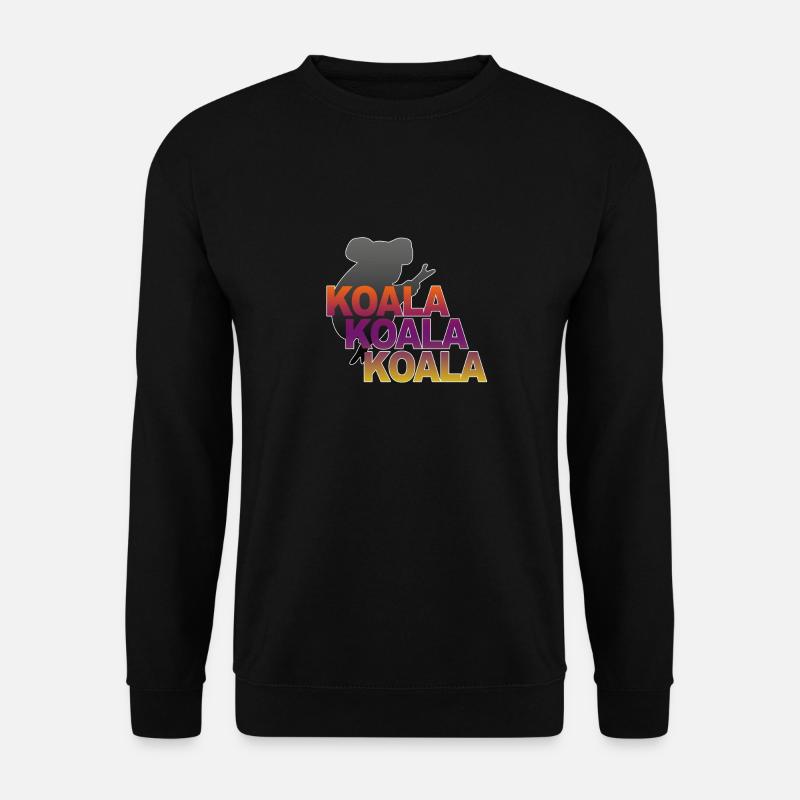 Koala Koala Koala - Unisex Pullover - Schwarz